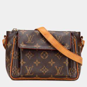 Pre Owned Louis Vuitton Brown Monogram Viva Cite PM