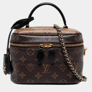 Pre Owned Louis Vuitton Brown Monogram Reverse Vanity PM