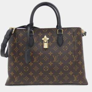Pre Owned Louis Vuitton Monogram Flower Tote Handbag