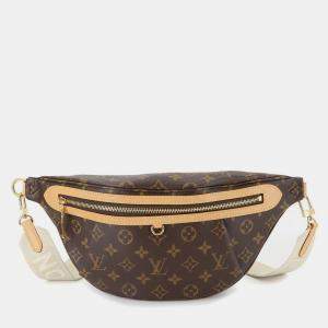 Pre Owned Louis Vuitton Brown Monogram High Rise Body Bag