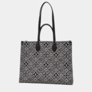 Pre Owned Louis Vuitton Monogram Jacquard On The Go Gm Tote Bag
