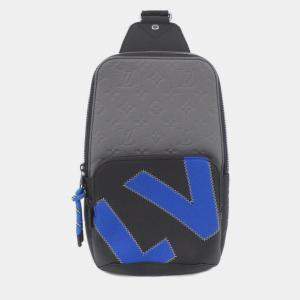 Pre Owned Louis Vuitton Day Break Tauryon Black Monogram Avenue Sling Bag