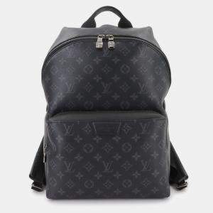 Pre Owned Louis Vuitton Monogram Eclipse Backpack Black Discovery Backpack Pm