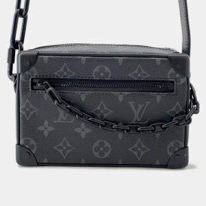 Pre Owned Louis Vuitton Monogram Eclipse Mini Soft Trunk Shoulder Bag Black