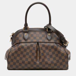 Pre Owned Louis Vuitton Brown Damier Ebene Trevi PM