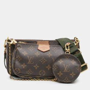 Pre Owned Louis Vuitton Brown Monogram Multi Pochette Accessoires
