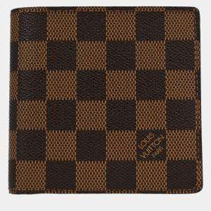 Pre Owned Louis Vuitton Damier Portefeuille Marco Wallet Purse