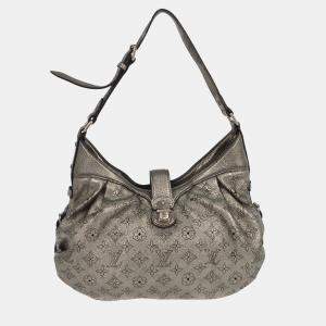 Pre Owned Louis Vuitton Silver Mahina XS Shoulder Bag