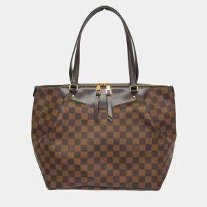 Pre Owned Louis Vuitton Damier Westminster Gm Tote Bag Ebene