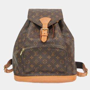 Pre Owned Louis Vuitton Monogram Montsouris Gm Backpack Monogram