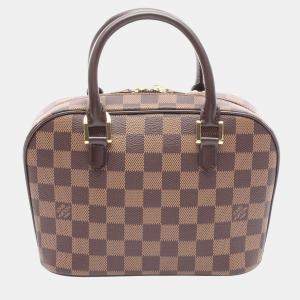 Pre Owned Louis Vuitton Brown Damier Ebene Mini Sarria