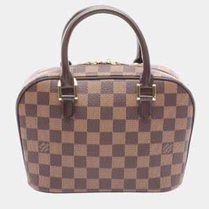 Pre Owned Louis Vuitton Brown Damier Ebene Mini Sarria