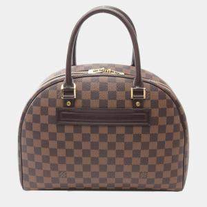 Pre Owned Louis Vuitton Brown Damier Ebene Nolita