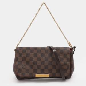 Pre Owned Louis Vuitton Damier Ebene Canvas Favorite MM Bag