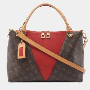 Pre Owned Louis Vuitton Brown Monogram V Tote MM