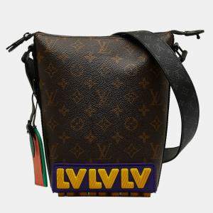 Pre Owned Louis Vuitton Brown Monogram LV Rubber Cruiser