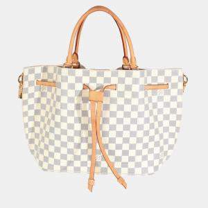 Pre Owned Louis Vuitton Damier Azur Canvas Girolata