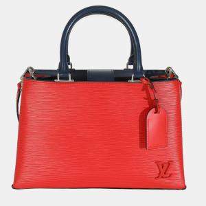 Pre Owned Louis Vuitton Coquelicot Epi Kleber PM