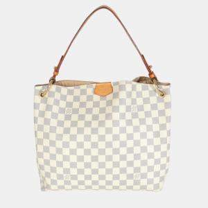 Pre Owned Louis Vuitton Damier Azur Canvas Graceful PM