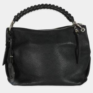 Pre Owned Louis Vuitton Black Monogram Mahina Beaubourg Hobo MM
