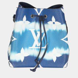 Pre Owned Louis Vuitton Blue Monogram Escale Canvas NeoNoe MM