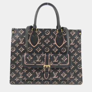 Pre Owned Louis Vuitton Fall For You OnTheGo Black Coated Canvas MM Handbag