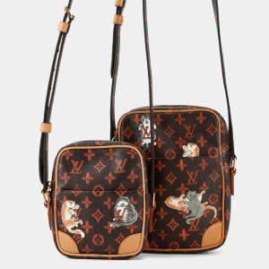 Pre Owned Louis Vuitton Monogram Catgram Transformed Panam Set Shoulder Bag