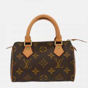 Pre Owned Louis Vuitton Monogram Mini Speedy Handbag