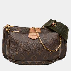 Pre Owned Louis Vuitton Brown Monogram Multi Pochette Accessoires