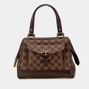 Pre Owned Louis Vuitton Brown Damier Ebene Knightsbridge