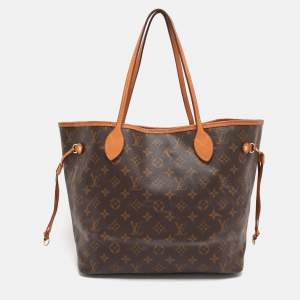 Pre Owned Louis Vuitton Monogram Canvas Neverfull MM NM Bag