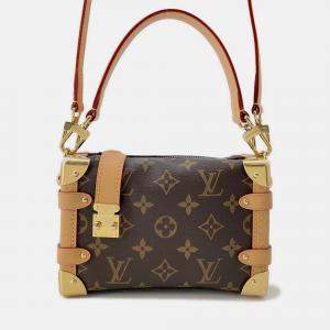 Pre Owned Louis Vuitton Side Trunk Brown Monogram PM