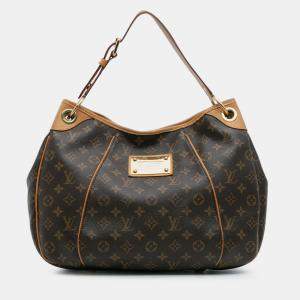 Pre Owned Louis Vuitton Brown Monogram Galliera PM