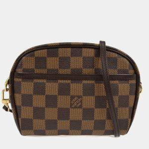 Pre Owned Louis Vuitton Damier Pochette Ipanema Shoulder Bag
