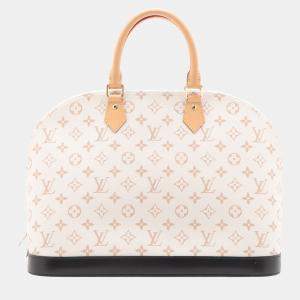 Pre Owned Louis Vuitton Brown Monogram Dune Alma GM