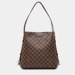 Pre Owned Louis Vuitton Brown Damier Ebene Cabas Rivington