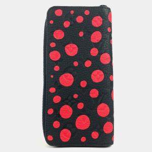 مملوكة مسبقًا محفظة لويس فيتون زيبي عمودية طويلة من الجلد إمبراينت مونوغرام نوير أحمر