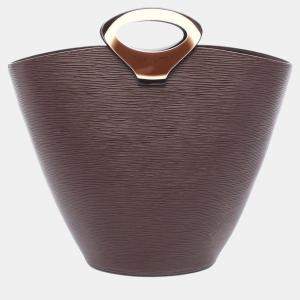 Pre Owned حقيبة لويس فويتون نوكتامبول جلد إبي بني توت