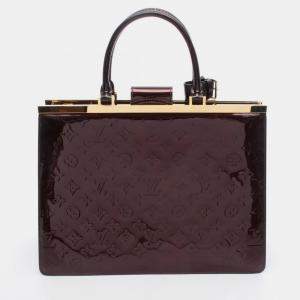 مملوكة مسبقًا Louis Vuitton Deesse GM Amarante Monogram Vernis Bag