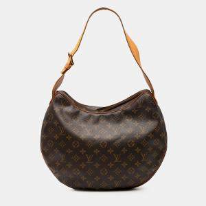 مملوك�ة مسبقًا Louis Vuitton Croissant GM Brown Monogram Canvas Shoulder Bag