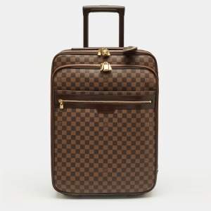 Pre Owned Louis Vuitton Damier Ebene Canvas Pegase 55 Luggage