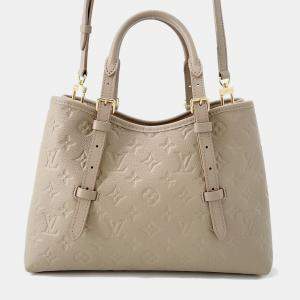 مملوكة مسبقًا Louis Vuitton Babylone PM Grey Monogram Empreinte Leather Tote Bag