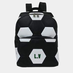 Pre Owned Louis Vuitton Black White Epi Apollo Backpack