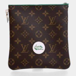 مملوكة مسبقًا Louis Vuitton Monogram Brown Monogram Canvas Pouch Bag