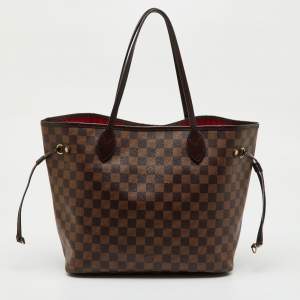 Pre Owned Louis Vuitton Damier Ebene Canvas Neverfull MM Bag