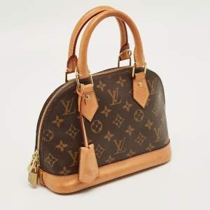 Pre Owned Louis Vuitton Monogram Canvas Alma BB Bag