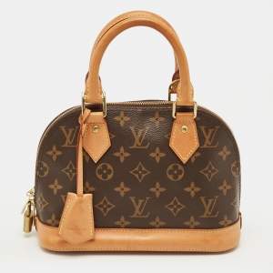 Pre Owned Louis Vuitton Monogram Canvas Alma BB Bag