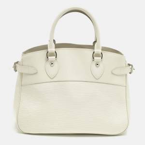 Pre Owned Louis Vuitton Ivory Epi Leather Passy PM Bag