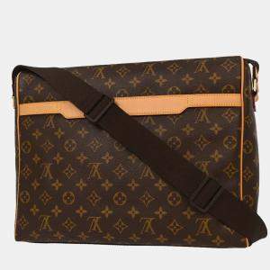 Pre Owned Louis Vuitton Abbesses Monogram Brown Monogram Canvas Messenger Bag