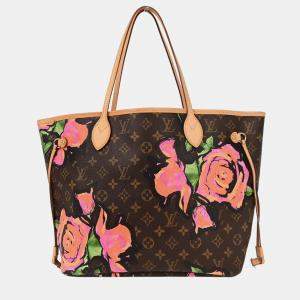 مملوكة مسبقًا Louis Vuitton Neverfull MM Pink Monogram Coated Canvas Tote Bag